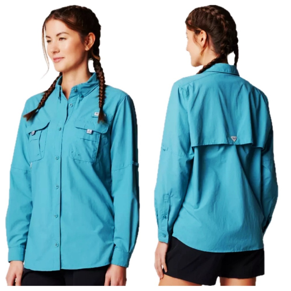 Columbia Blue Utility Jacket Lightweight Zip-Up Size Small